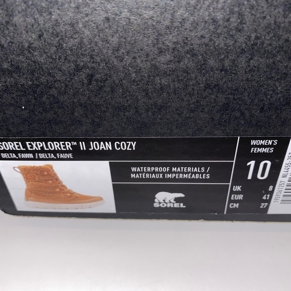 NEW Sorel Explorer II Joan Ankle Boot Faux Shearling Women 10M Ski Trail Winter - Picture 7 of 10